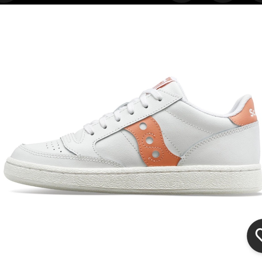 Saucony Women Jazz Court Low Top Sneaker White Cream Eu 39 US 8 new no box